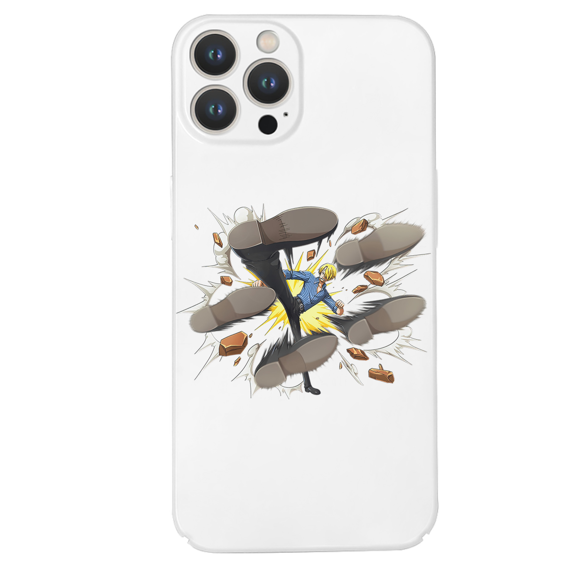 （画像用） ワンピース サンジ ONE PIECE Sanji 【iPhone 14シリーズ対応】ハードケース